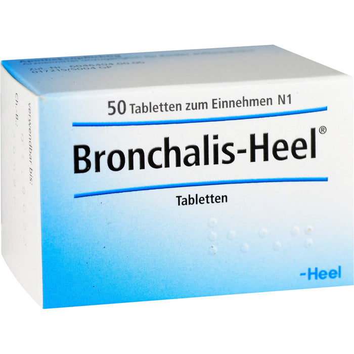 Bronchalis-Heel Tabletten bei Erkrankungen der Atemwege, 50 St. Tabletten