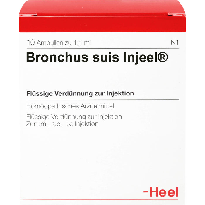 Bronchus suis-Injeel flüssige Verdünnung zur Injektion, 10 St. Ampullen