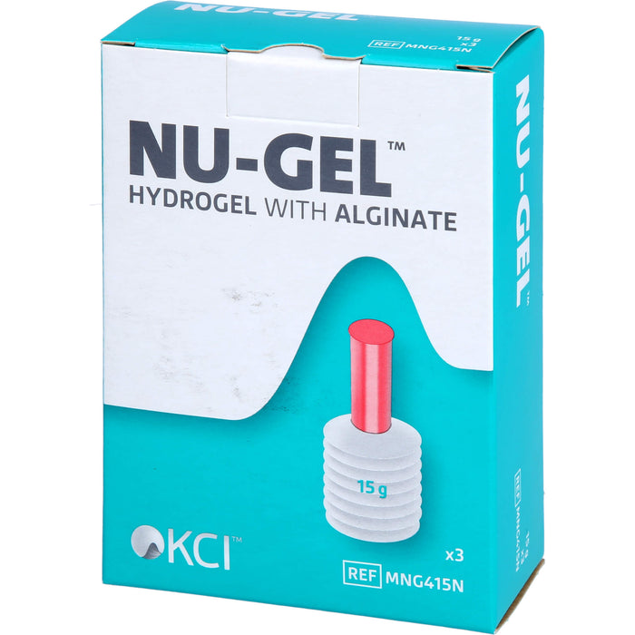 NU-Gel Hydrogel mit Alginat für trockene, belegte und nekrotische Wunden, 45 g Gel