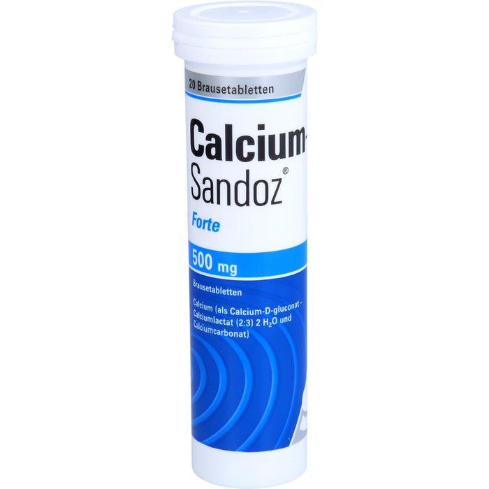 Calcium-Sandoz forte Brausetabletten, 20 St. Tabletten