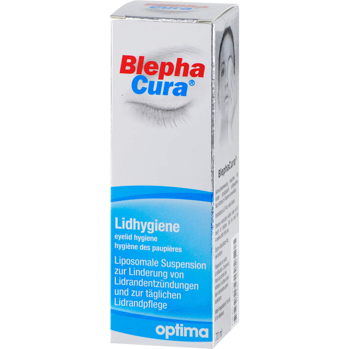 BlephaCura Lidhygiene, liposomale Suspension zur Linderung von Lidrandentzündungen und zur täglichen Lidrandpflege, 70 ml Lösung