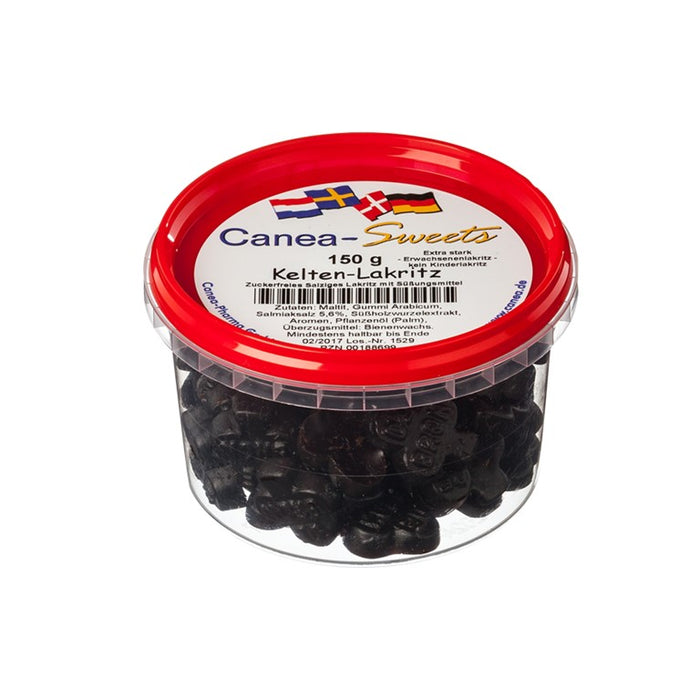 Canea-Sweets Kelten-Lakritz zuckerfrei, 150 g Bonbons