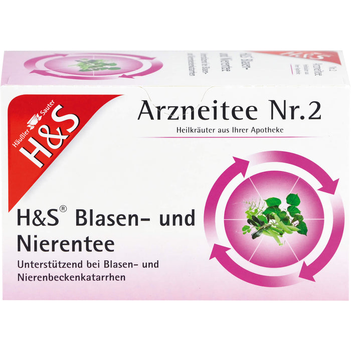 H&S Blasen- und Nierentee Arzneitee Nr. 2, 20 St. Filterbeutel