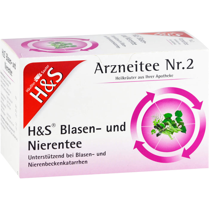 H&S Blasen- und Nierentee Arzneitee Nr. 2, 20 St. Filterbeutel