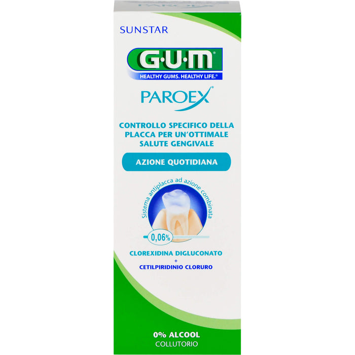 GUM Paroex 0,06% CHX Mundspülung, 500 ml Lösung