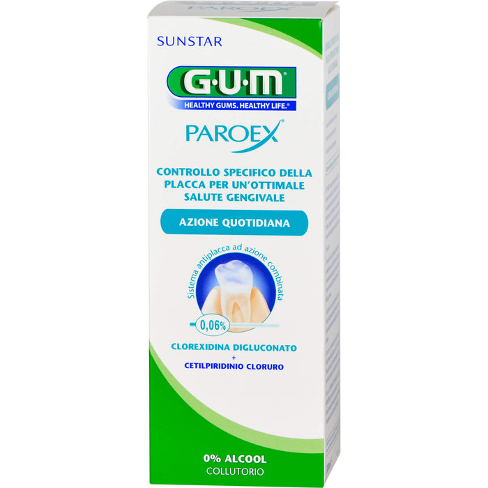 GUM Paroex 0,06% CHX Mundspülung, 500 ml Lösung