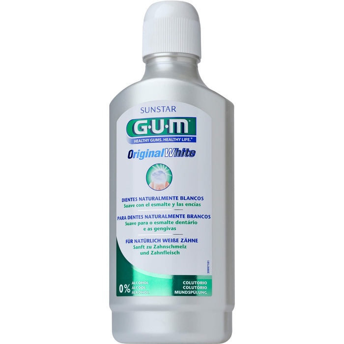 GUM Original White Mundspülung, 500 ml Lösung