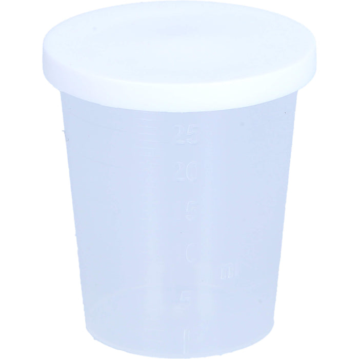 Dr.JUNGHANS Einnehmeglas 30 ml Kunststoff mit Deckel, 1 St. Becher