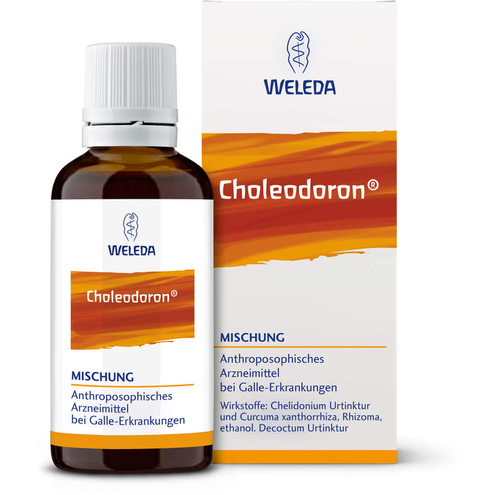 WELEDA Choleodoron Mischung bei Galle-Erkrankungen, 50 ml Lösung