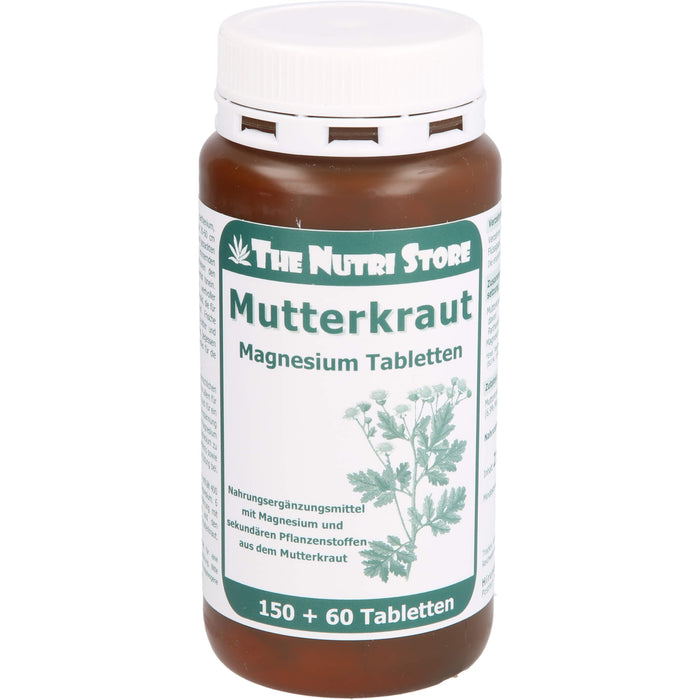 The Nutri Store Mutterkraut Magnesium Tabletten, 150 St. Tabletten