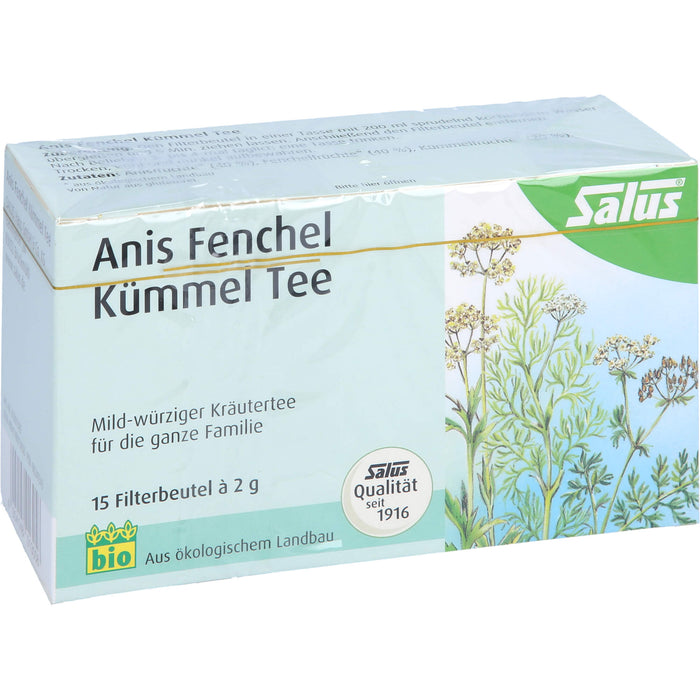Salus Anis Fenchel Kümmel Tee, 15 St. Filterbeutel