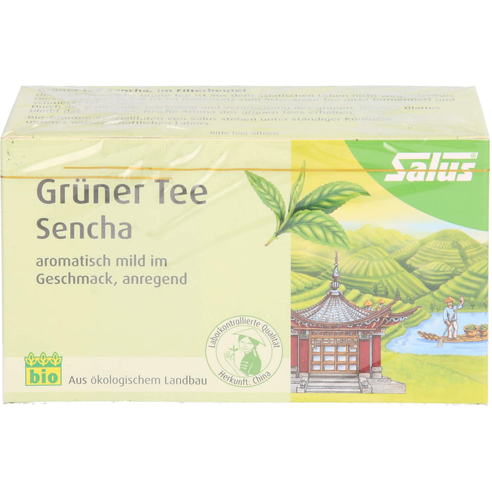 Salus Grüner Tee Sencha, 15 St. Filterbeutel