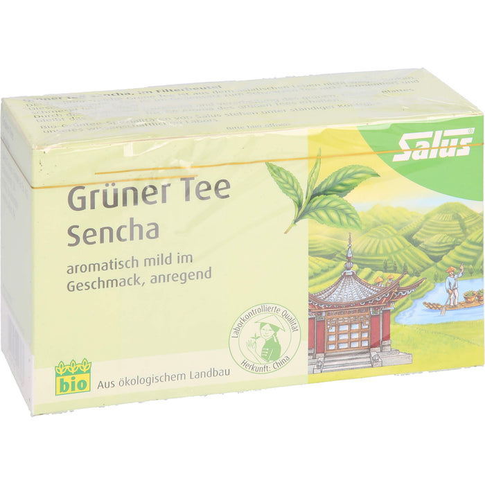 Salus Grüner Tee Sencha, 15 St. Filterbeutel