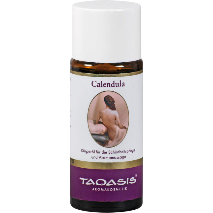 TAOASIS Calendula Bio Körperöl für die Schönheitspflege und Aromamassage, 50 ml Öl