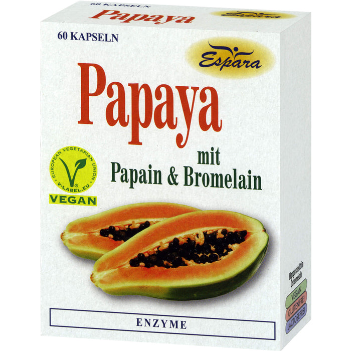 Espara Papaya Enzyme Kapseln, 60 St. Kapseln
