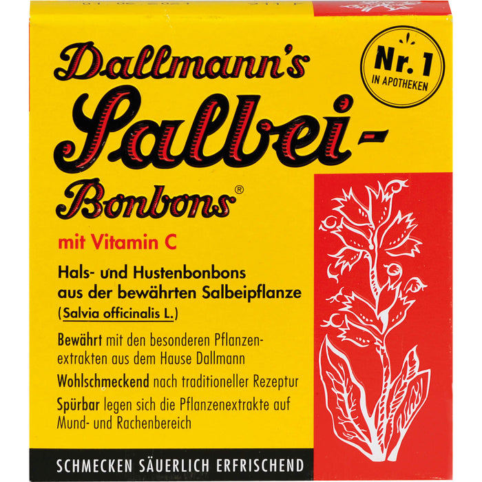 Dallmann's Salbei-Bonbons, 20 St. Bonbons