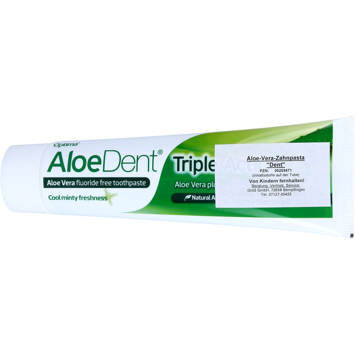 AloeDent Triple Action Zahnpasta, 100 ml Zahncreme