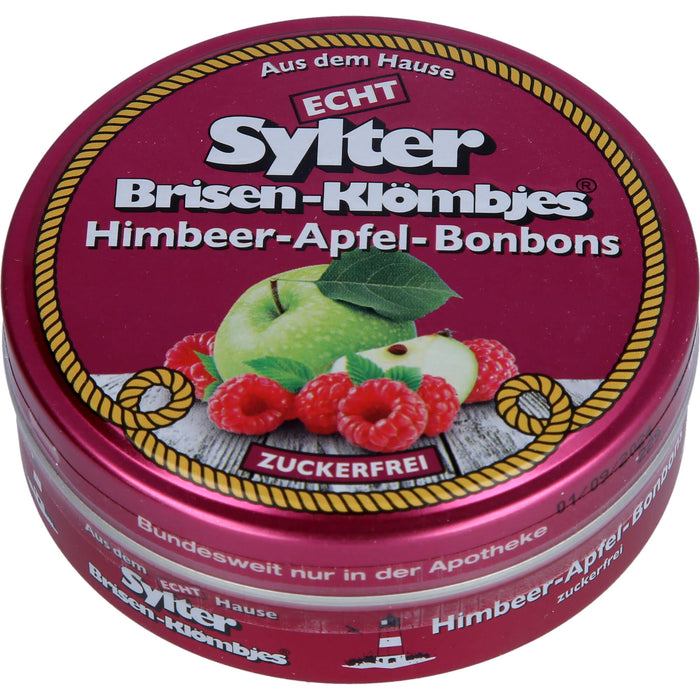 Echt Sylter Himbeer Apfel Bonbons zuckerfrei, 70 g Bonbons