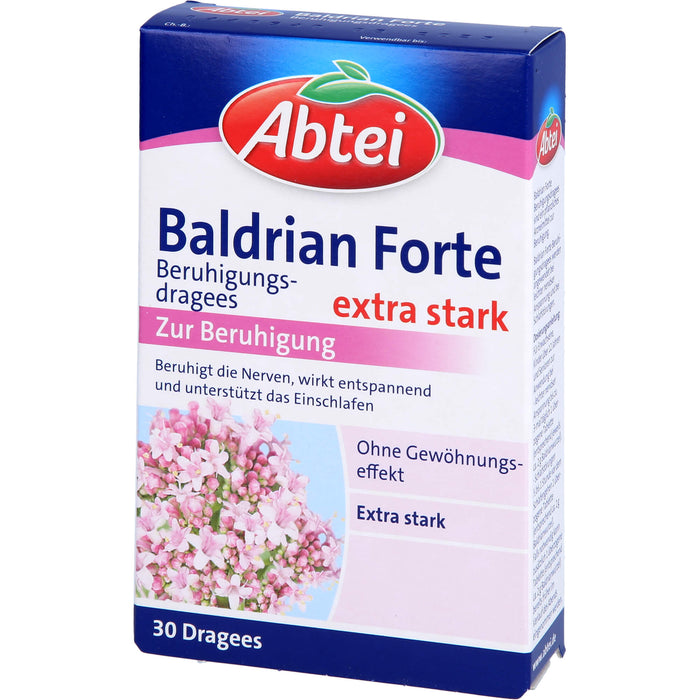 Abtei Baldrian Forte Beruhigungsdragees, 30 St. Tabletten