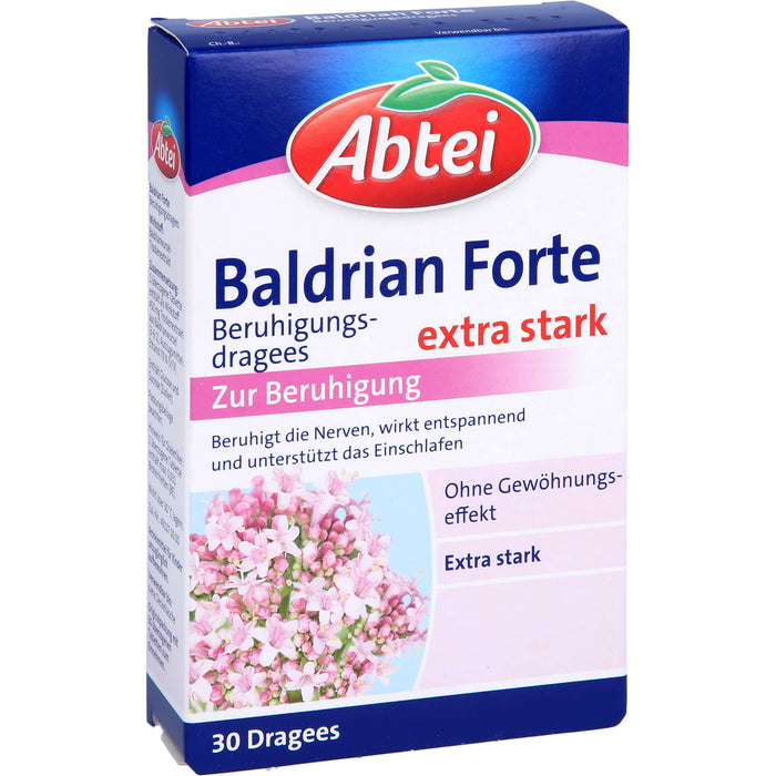 Abtei Baldrian Forte Beruhigungsdragees, 30 St. Tabletten