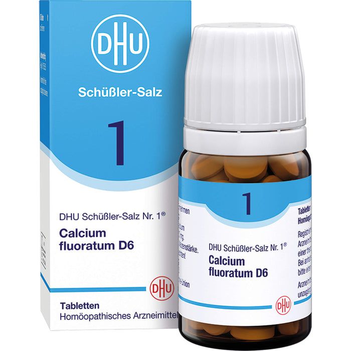 DHU Schüßler-Salz Nr. 1 Calcium fluoratum D6 Tabletten, 80 St. Tabletten