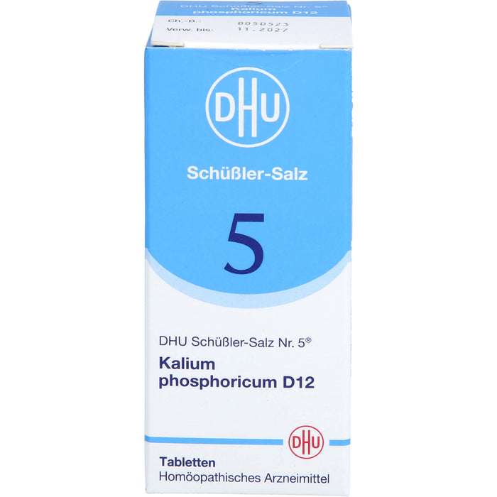 DHU Schüßler-Salz Nr. 5 Kalium phosphoricum D12 Tabletten, 80 St. Tabletten