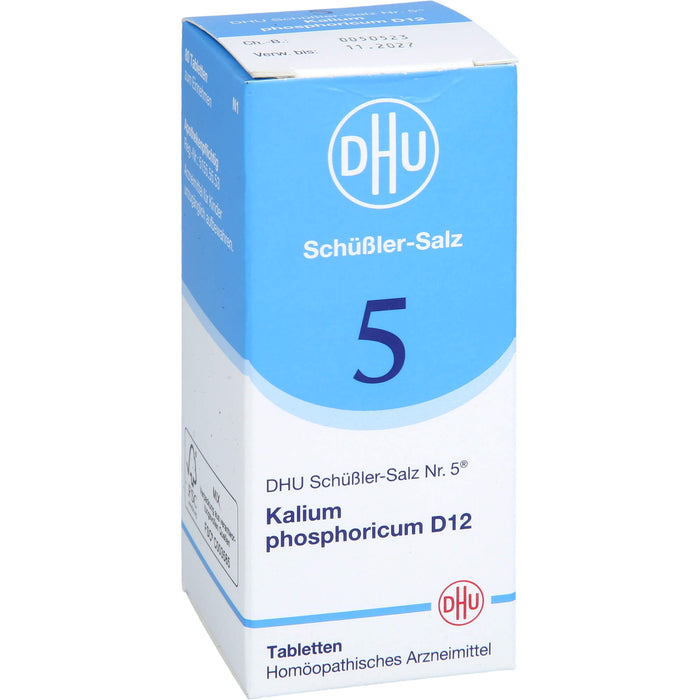 DHU Schüßler-Salz Nr. 5 Kalium phosphoricum D12 Tabletten, 80 St. Tabletten