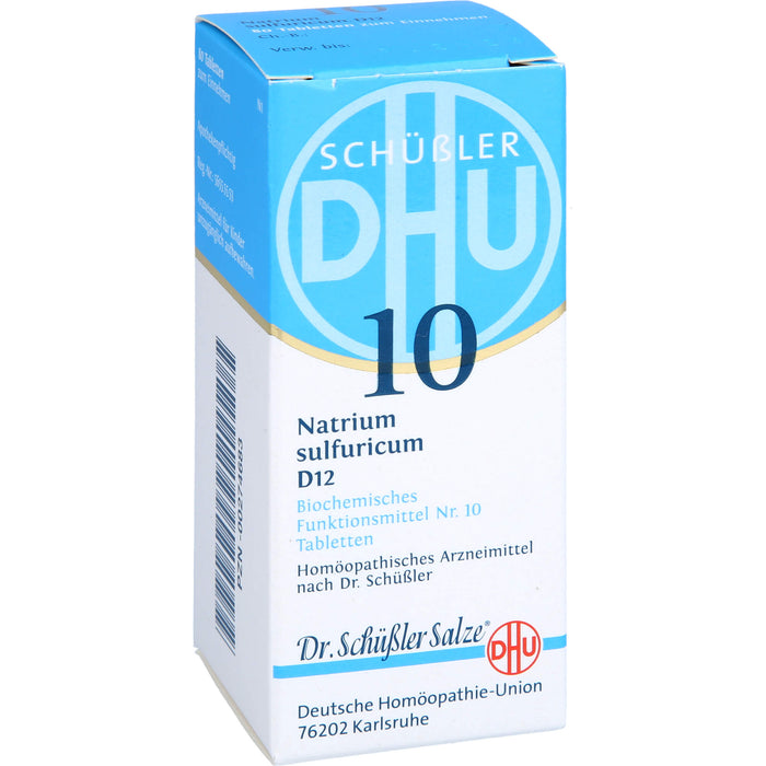 DHU Schüßler-Salz Nr. 10 Natrium sulfuricum D12 Tabletten, 80 St. Tabletten