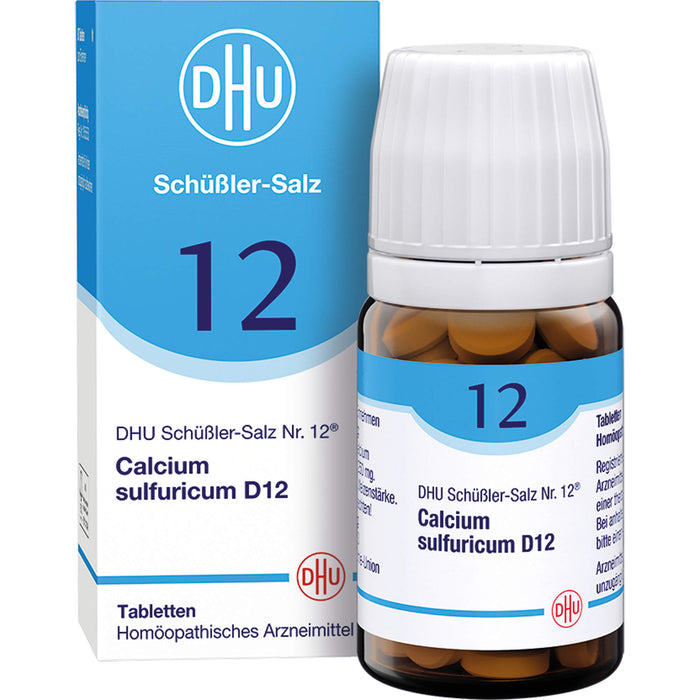 DHU Schüßler-Salz Nr. 12 Calcium sulfuricum D12 Tabletten, 80 St. Tabletten