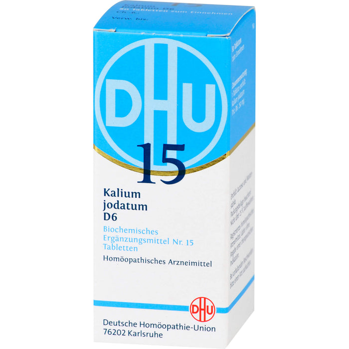 DHU Schüßler-Salz Nr. 15 Kalium jodatum D6 Tabletten, 80 St. Tabletten