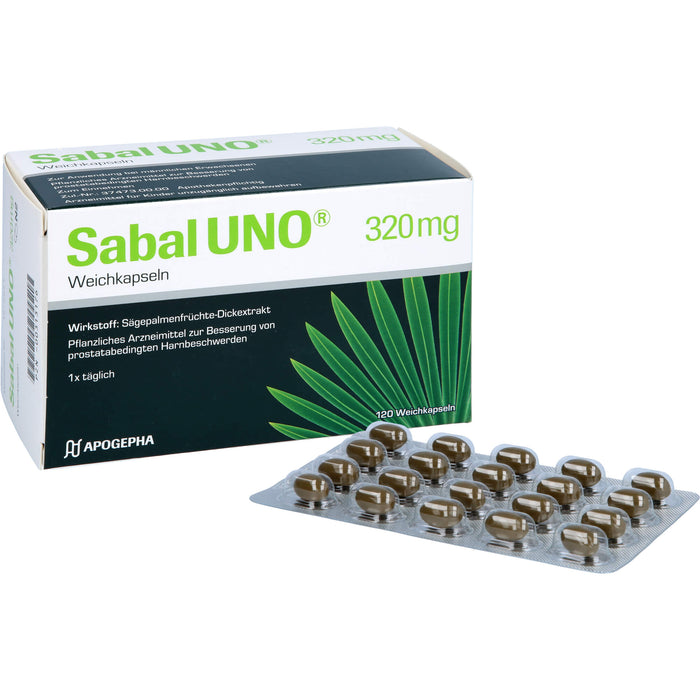 Sabal Uno 320 mg Weichkapseln, 120 St. Kapseln