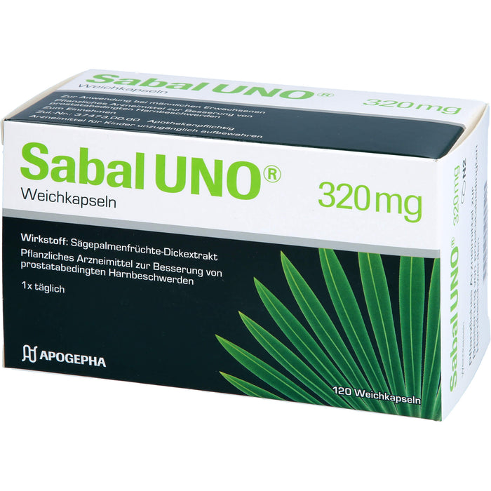 Sabal Uno 320 mg Weichkapseln, 120 St. Kapseln