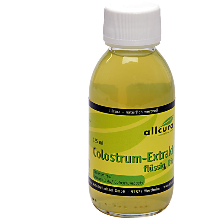 allcura Colostrum-Extrakt flüssig, Bio, 125 ml Lösung