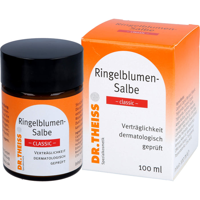 Dr. Theiss Ringelblumen-Salbe Classic schützt und pflegt die Haut, 100 ml Salbe