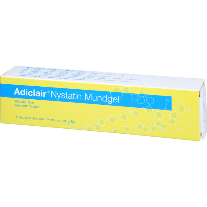 Adiclair Nystatin Mundgel hefespezifisches Antimykotikum, 50 g Gel