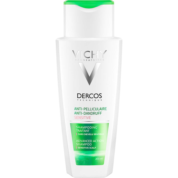 VICHY Dercos Anti-Schuppen sensitive Shampoo, 200 ml Shampoo