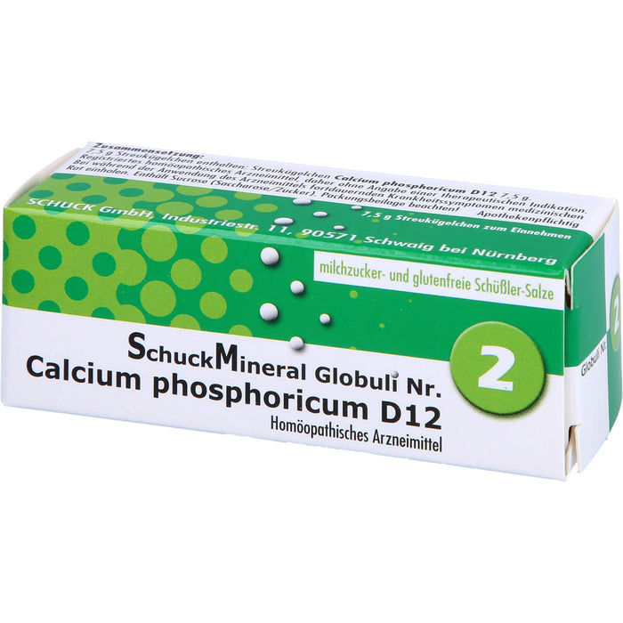 Schuckmineral Globuli 2 Calcium phosphoricum D12, 7.5 g GLO