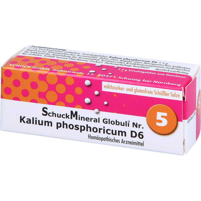 Schuckmineral Globuli 5 Kalium phosphoricum D6, 7.5 g GLO