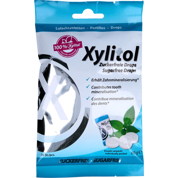 miradent Xylitol Drops Mint, 60 g Bonbons