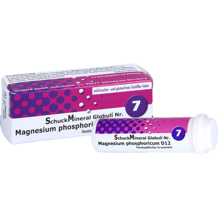 Schuckmineral Globuli 7 Magnesium phosphoricum D12, 7.5 g GLO