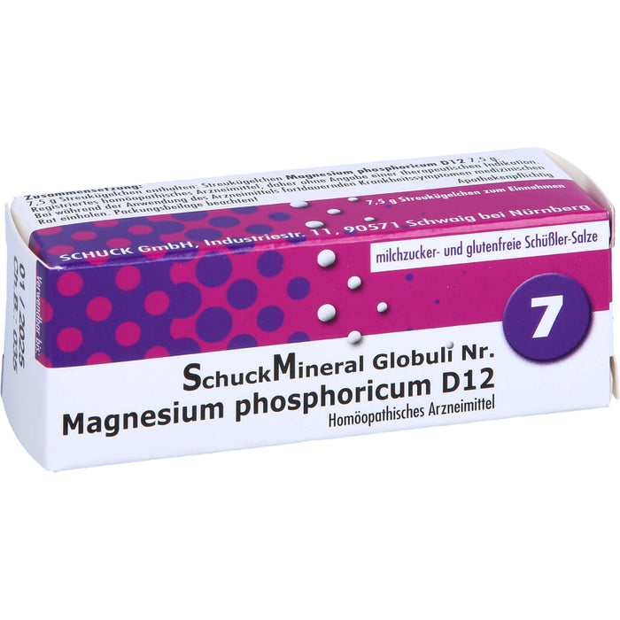 Schuckmineral Globuli 7 Magnesium phosphoricum D12, 7.5 g GLO