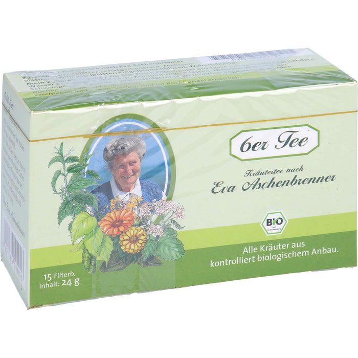 6er Tee Kräutertee nach Eva Aschenbrenner , 15 St. Filterbeutel