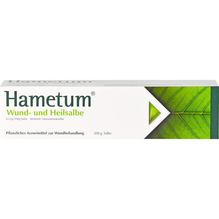 Hametum Wund- und Heilsalbe zur Wundbehandlung, 200 g Salbe