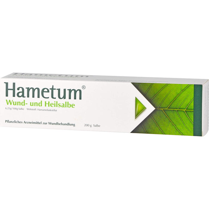 Hametum Wund- und Heilsalbe zur Wundbehandlung, 200 g Salbe