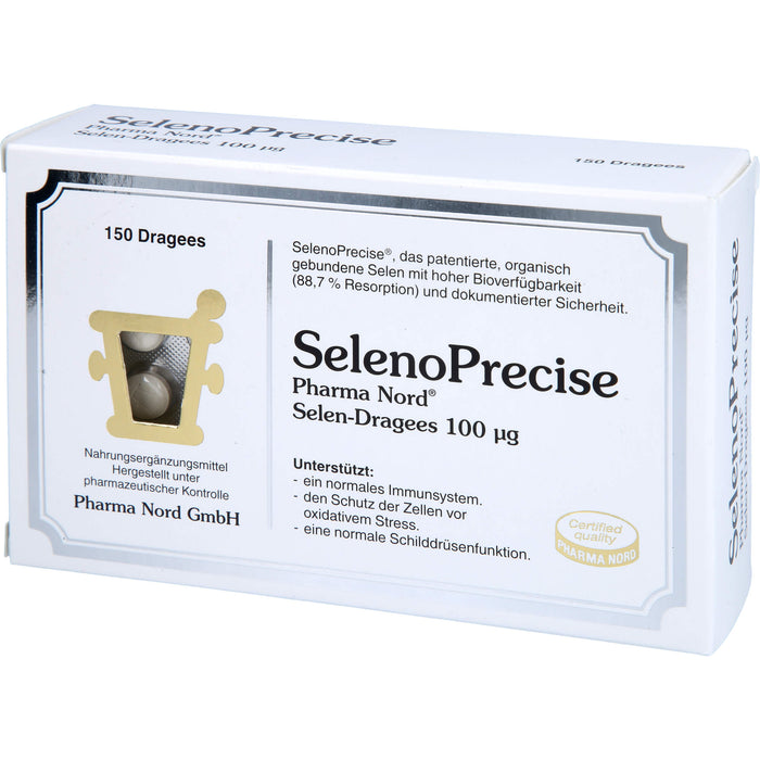 SelenoPrecise Pharma Nord Selen-Dragees 100 ug, 150 St. Tabletten