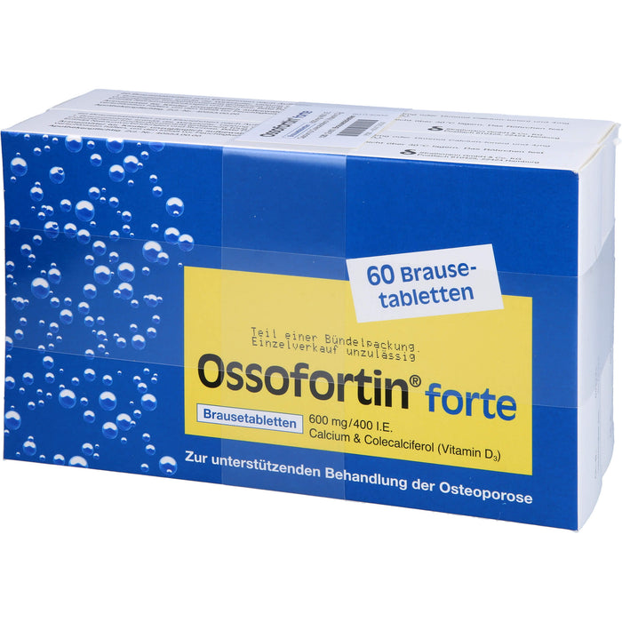 Ossofortin forte 600 mg/400 I.E. Brausetabletten, 120 St BTA