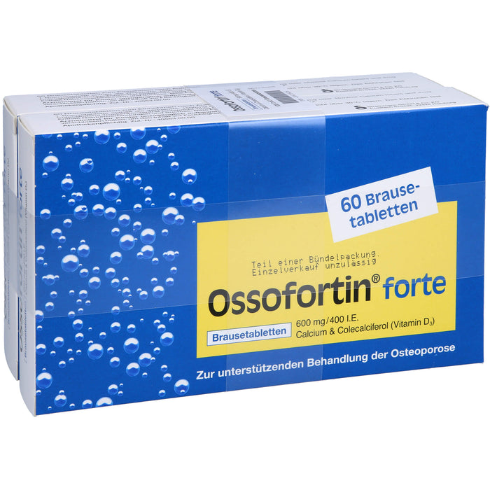 Ossofortin forte 600 mg/400 I.E. Brausetabletten, 120 St BTA