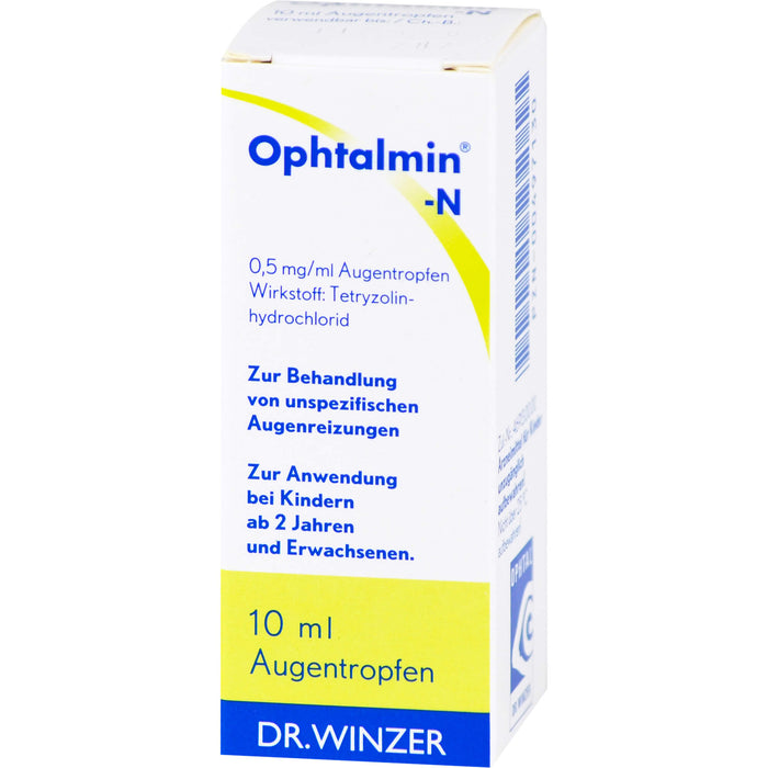 Ophtalmin-N Augentropfen bei Augenreizungen, 10 ml Lösung