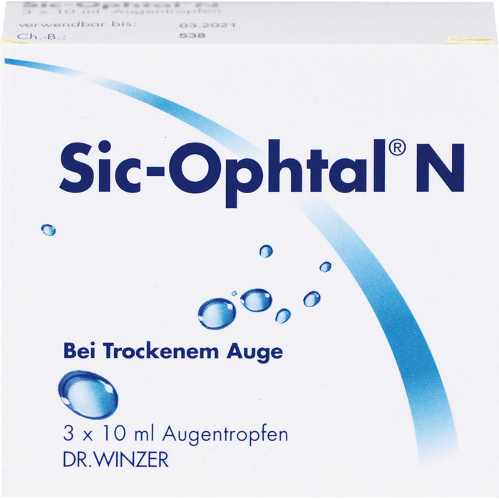 Sic-Ophtal N Augentropfen bei trockenen Augen, 30 ml Lösung