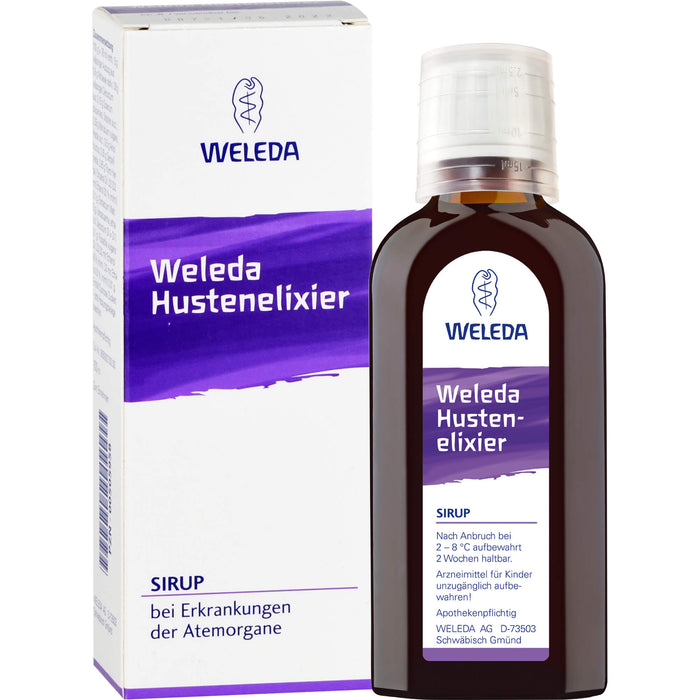 Weleda Hustenelixier bei Erkrankungen der Atemorgane, 100 ml Lösung